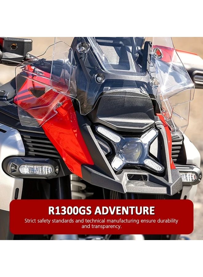 Transparent Side Windshield Deflector Spoiler for BMW R1300GS Adventure 2024 2025 - Image 5